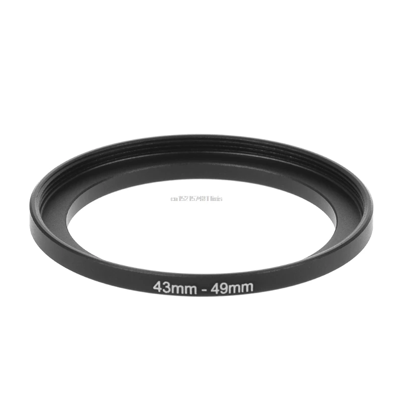 

43mm To 49mm Metal Step Up Rings Lens Adapter Filter Camera Tool Accessories