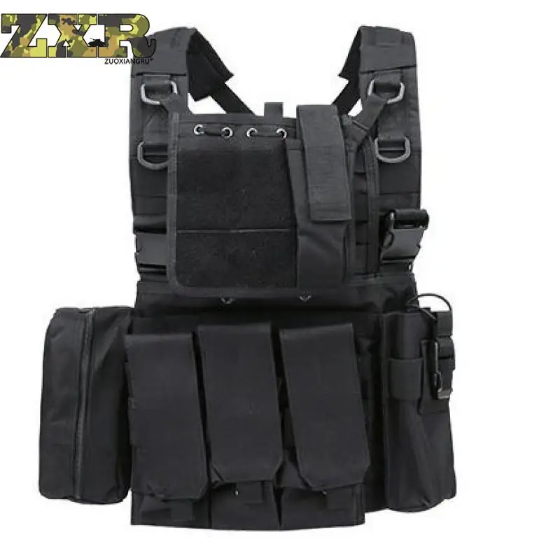 

Multi Pockets Camouflage Molle Tactical Vest Waistcoat Airsoft Shooting Combat Gear Magazine Pouch Armor Plate Carrier Army Vest