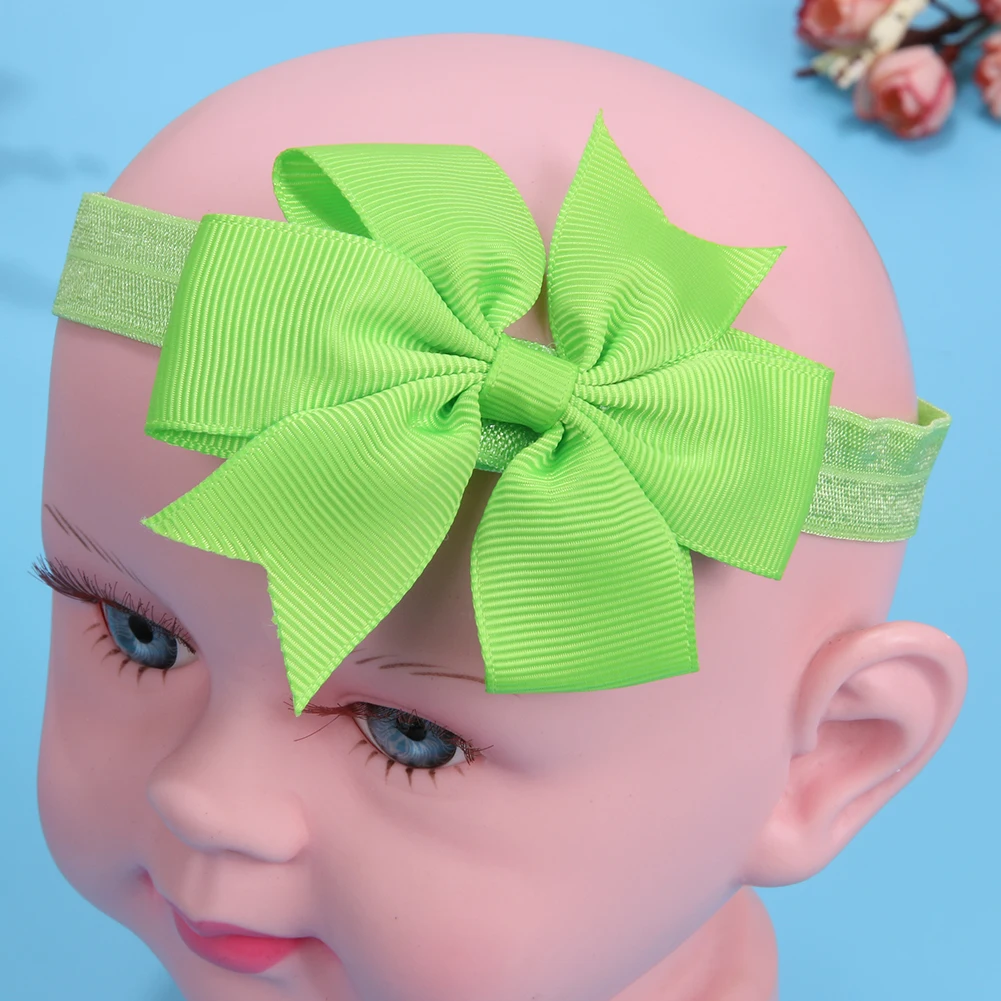 

6Pcs/Lot Forked Tail Bow Knot Baby Girls Headbands Mixed Color Hair Decoration Accessories Band Headwear Headbands