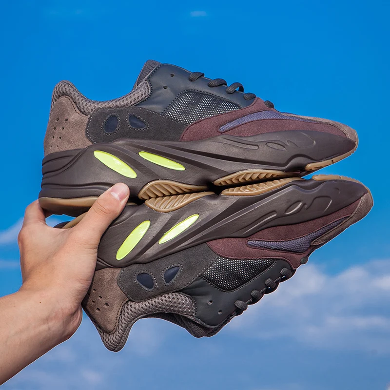 

2018 Hot Sale New Original Men Sneakers Yeezys Air 350 boost V2 Women Running Sport Shoes yeezys 700 boost 350 Wave Runner
