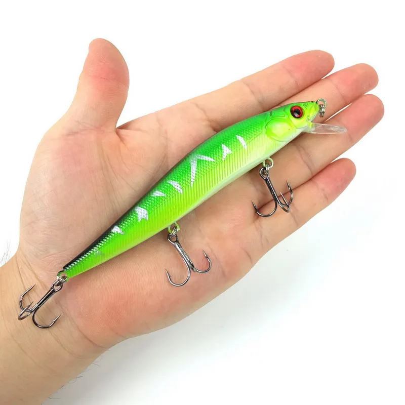 1PCS/lot 14 cm 23.7 g Fishing Lure Minnow Hard Bait with 3 Fishing Hooks Fishing Tackle Lure 3D Eyes