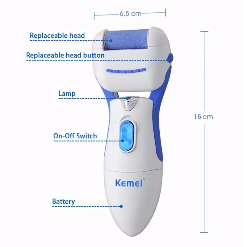 Kemei аппарат для педикюра аккумуляторная батарея управляемая пилка Sholl KM-2508 набор для пилинга средство по уходу за ногами устройство для