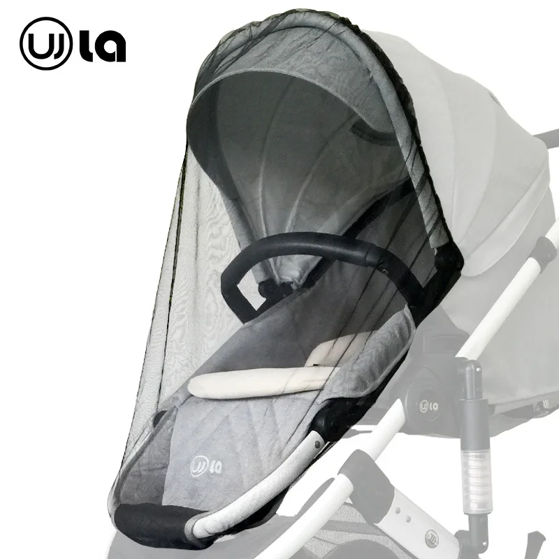 

High Landscape Baby Stroller Mosquito Net Luxury Baby Pram Universal Mosquito Net Baby Umbrella Car Mosquito Net Stroller Black