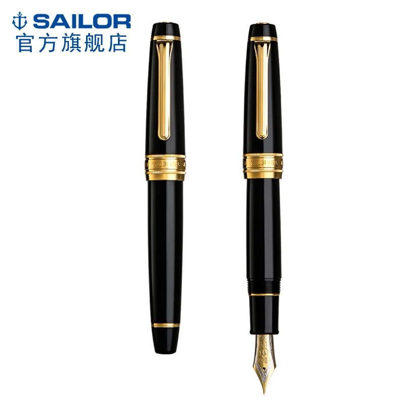 SAILOR KING OF PEN Pro gear 11-9619 9618 Большой 21 к золотой заостренный двойной цвет перо коллекция практика каллиграфии ручка для письма