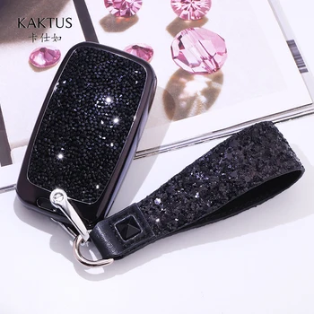 

Diamond Car Key Case Cover For Land Rover A9 Range Rover Sport Evoque Freelander 2 Jaguar XE XJ XJL XF C-X16 V12 Guitar F X Typ