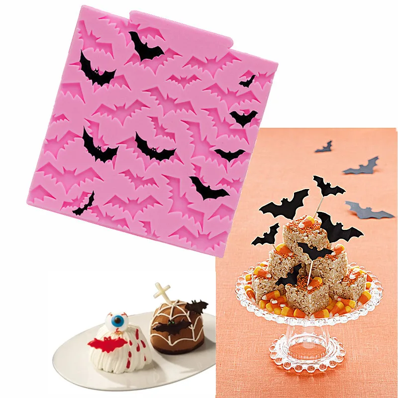 Bat Soft Candy Cake Silicone Mold Handmade Chocolate Cakes Bat Soft Candy Cake Silicone Mold Handmade Chocolate Cakes Dessert Decoration Gadget Diy Kitchen Biscuits Baking Tool In Molds From Home