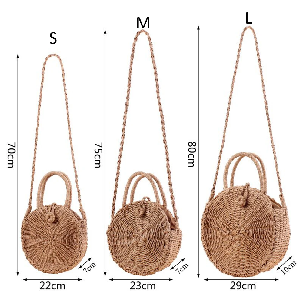 

women national ethnic design floral straw tote messenger beach party bag