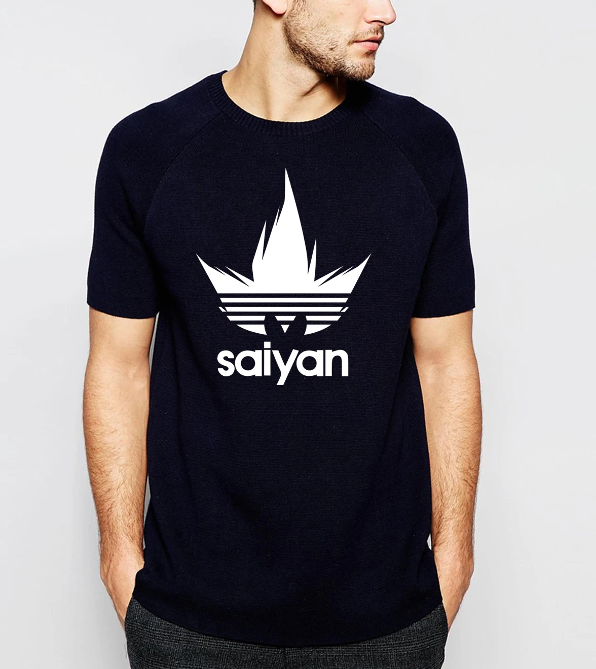 

Super Saiyan Anime Dragon Ball Z Men T-Shirts 2019 Summer Round Neck 100% Cotton Tshirt Men's Harajuku Camisetas Hombre For Fans