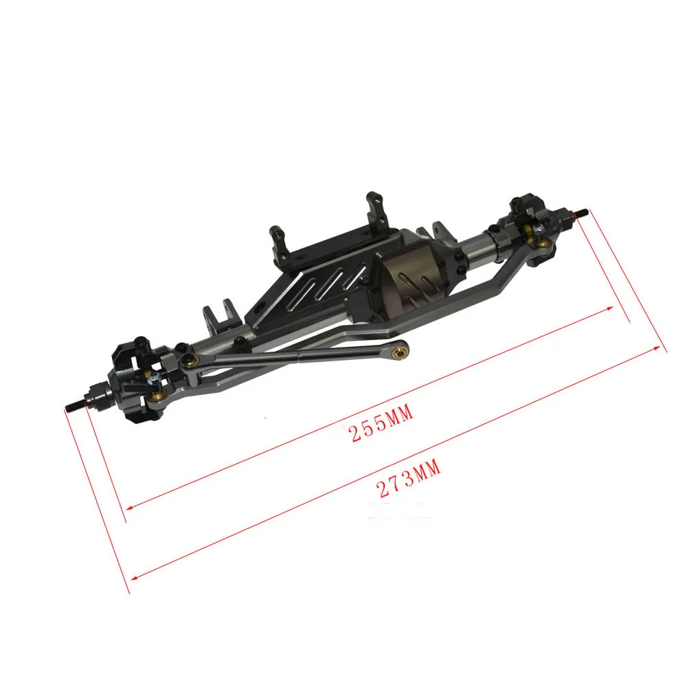 1/10 Rc автомобиль сплав CNC передний задний мост для 1:10 Rc Гусеничный осевой Рейф грузовик