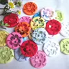 60pcs 20mm 17mm 14mm Mixed Colors 2 holes Flower Pattern Resin Buttons Kids Sweater Cardigan Sewing Accessories Loose Button 3