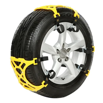 

3 Pcs/lot Universal TPU Snow Chains Suit For 165-265mm Car Vehicle SUV Winter Roadway Safe Snow Tire Wheel Chain Anti-skid Belt