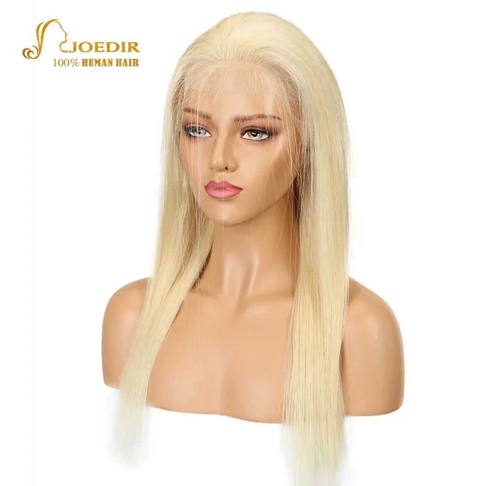 Joedir волосы 613 блонд 13*6 парик фронта шнурка бразильские виргинские волосы прямые человеческие волосы парик al для черных женщин