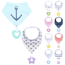 Детские нагрудники, бандана, мультяшный треугольный нагрудник с прорезывателем для малышей, хлопковый слюнявчик для кормления, полотенце, шарф, слюнявчик