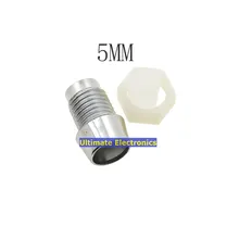 50 комплектов светодиодный светильник с трубчатым гнездом 5 мм светодиодный светильник с трубчатым гнездом