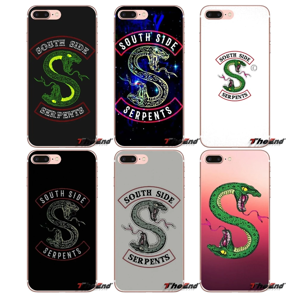 Чехлы из ТПУ для iPhone X 4 4S 5 5S 5C SE 6 S 7 8 плюс samsung Galaxy J1 J3 J5 J7 A3 A5 2016 2017 ривердейл SouthSide