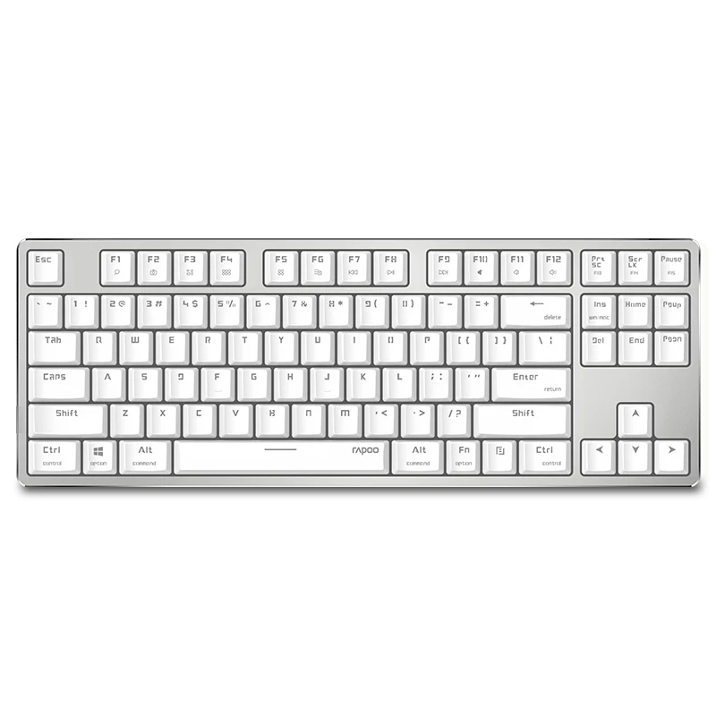 Механическая клавиатура Rapoo MT500 с белой подсветкой съемный USB дизайн 87