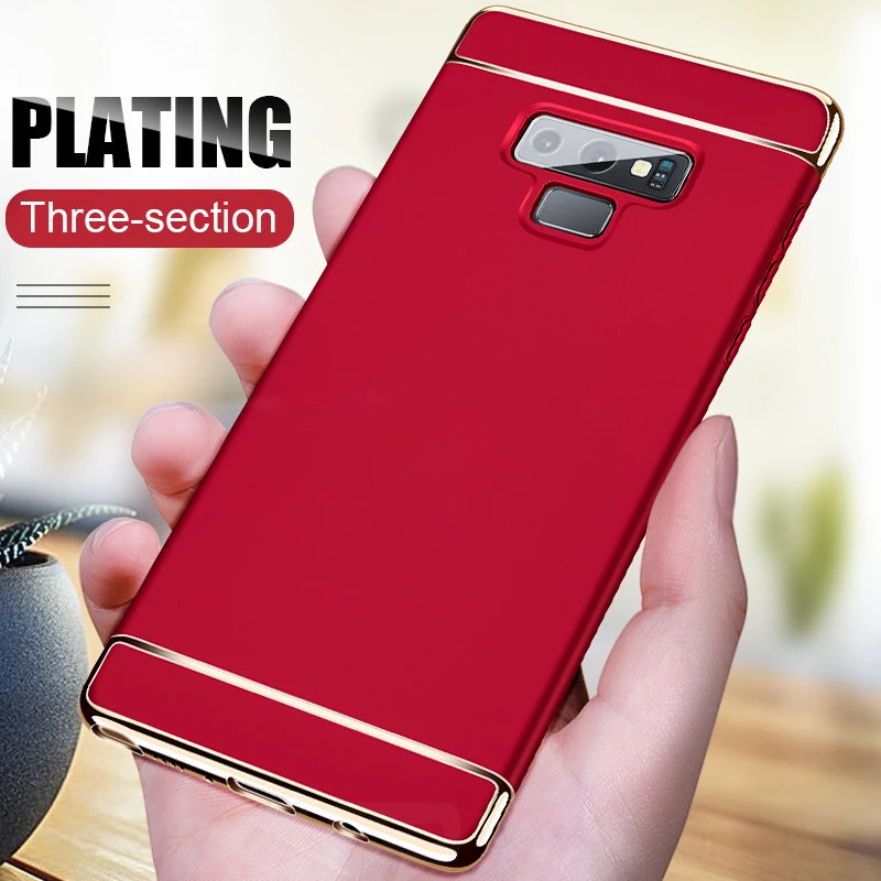 Роскошный чехол для Samsung Galaxy S10 S9 S8 Plus S10E E 3 в 1 защита прочный корпус покрытие
