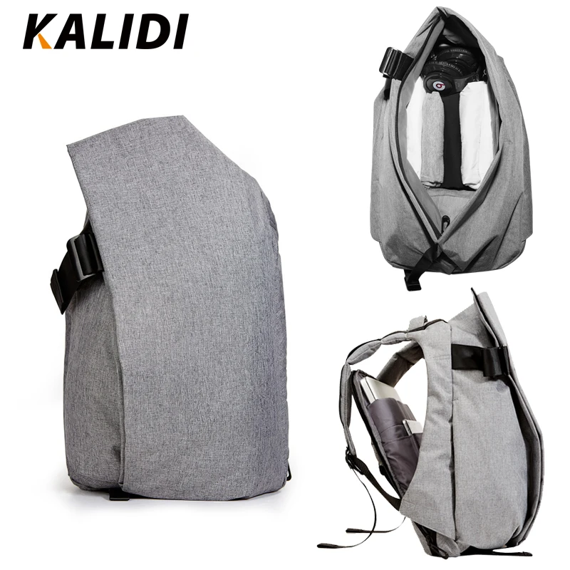 KALIDI Waterproof 15.6 17.3 Inch Laptop Backpacks Men Larger Capacity Casual School Backpack 15