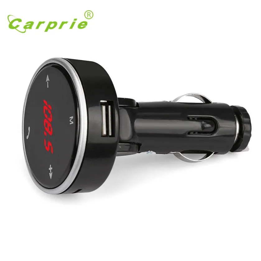 Carprie Беспроводной Bluetooth ЖК-дисплей MP3-плееры автомобильный комплект SD MMC USB fm-передатчик модулятор 17jun16 дропшиппинг