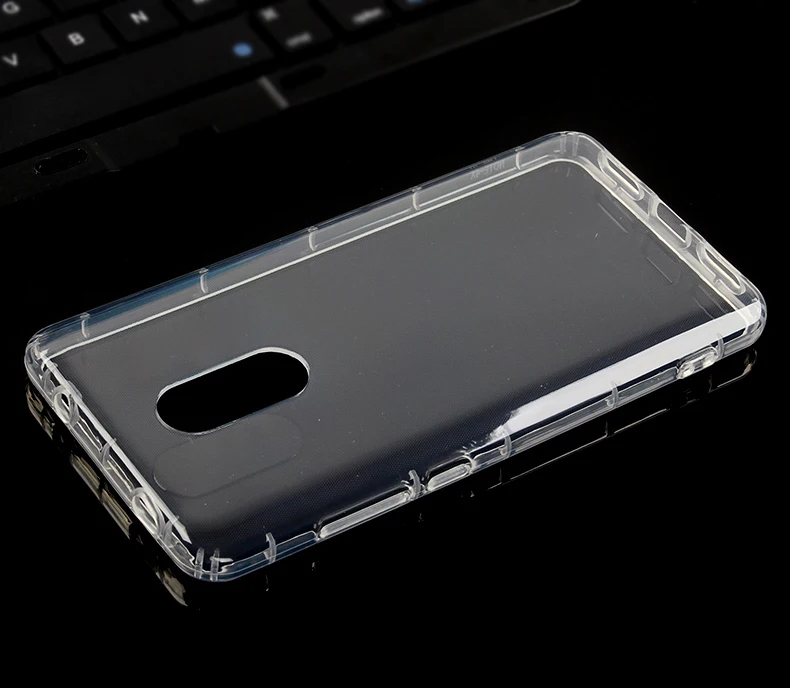 10pcs/lot.transparent Shockproof Anti-skid TPU Gel Skin soft Case Cover For Xiaomi Redmi Note 4X/Hongmi note 4X |