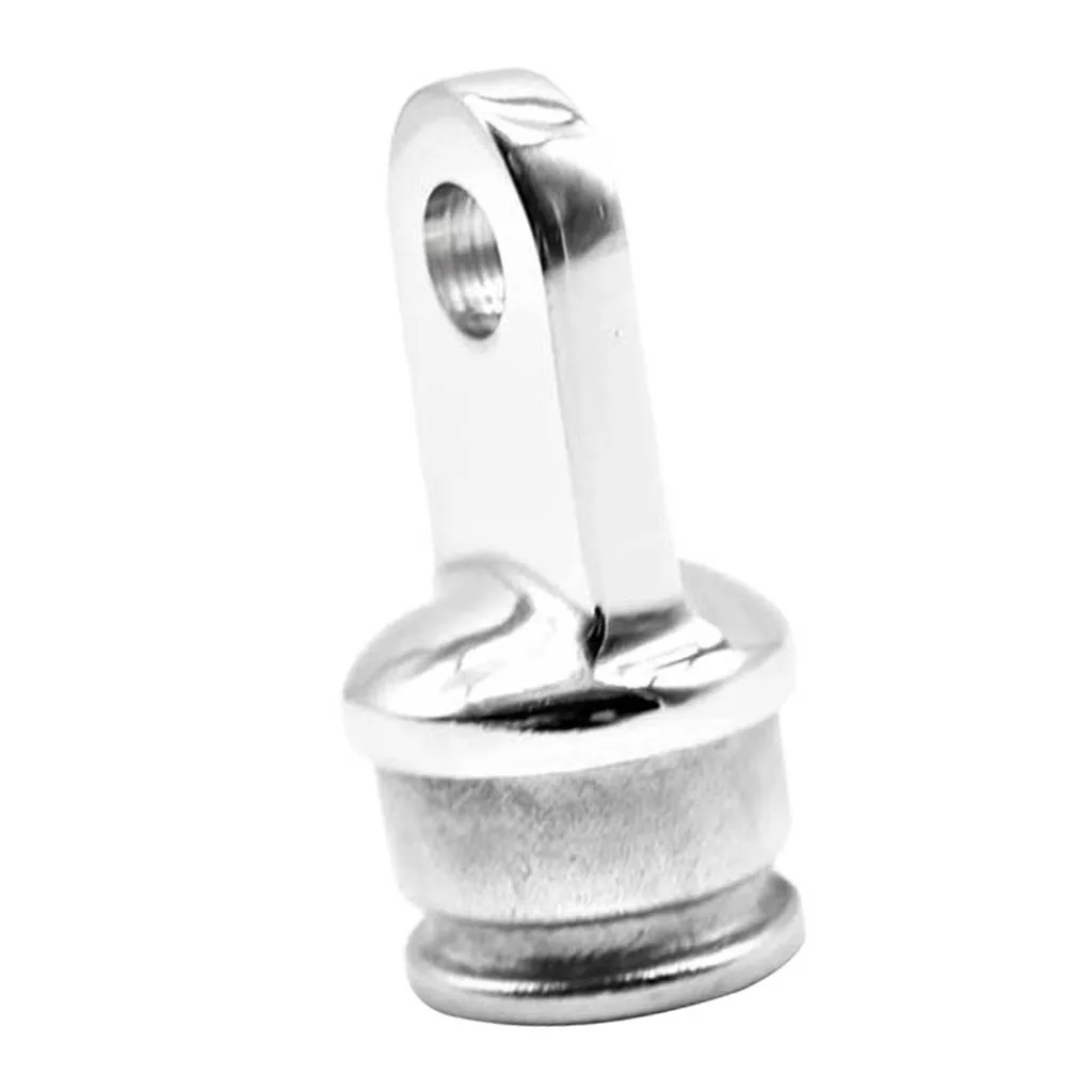 316 Stainless Steel Polished Construction Marine Boat Bimini Top Fitting Internal Tube Eye End Cap 
