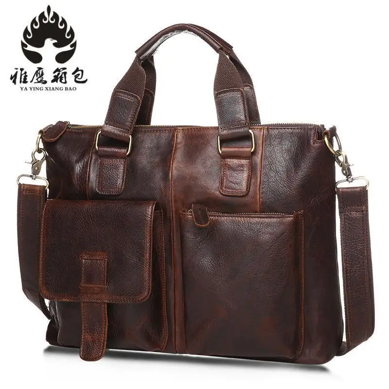 

Genuine Leather Men Bags Male Cowhide Flap Bag Shoulder Crossbody Bags Handbags Messenger Small Men Leather Bag