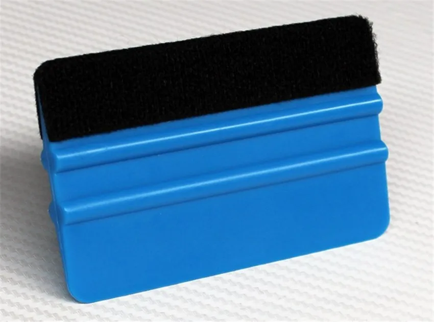 Ракель автомобилей виниловой пленки упаковка инструменты Голубой скребок с чувствовал размера края стайлинга автомобилей наклейки аксессуары