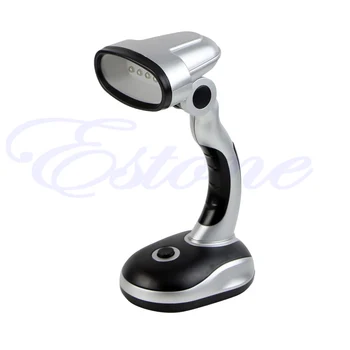 

New Portable Flexible 12 LED Desk Lamp Light Read Torch Battery Powered Cordless #0406