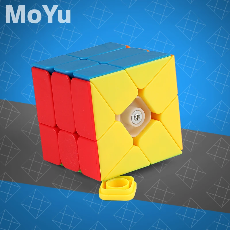Moyu Mofangjiaoshi 5,7 см ветряная мельница кубик без наклеек магический скоростной зеркальный куб Cubing класс Cubo Magico