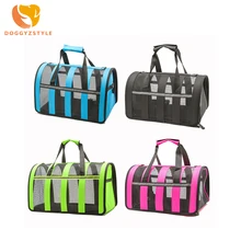 5 стилей, переносные регулируемые сумки для собак, уличные дорожные нейлоновые полосатые дышащие сумки для кошек, ручная сумка для переноски, сумка для домашних животных DOGGYZSTYLE