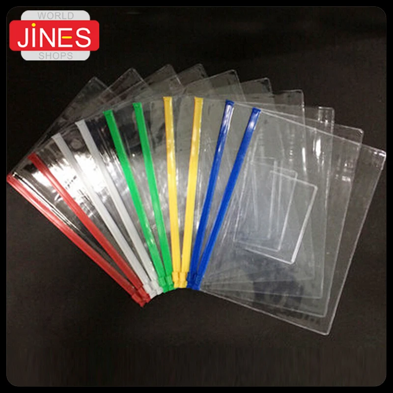

20pcs/set stationery A4/A5/A6 high quality PVC transparent edge bags file bag Office & School Supplies Free Shipping Papelaria