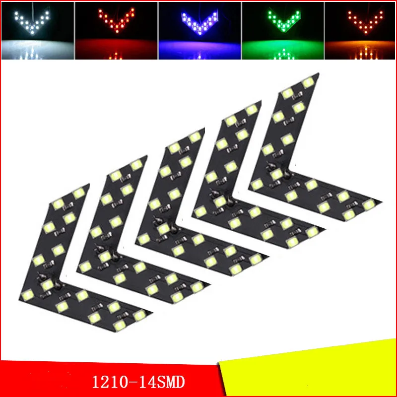 

2 Pcs/lot GF-1210-14SMD LED Arrow Panel For Car Rear View Mirror Indicator Turn Signal Light Car LED Rearview Mirror Light