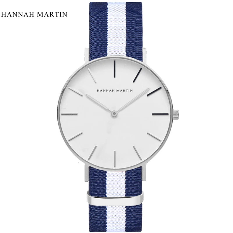 Повседневные часы, водонепроницаемые, на выбор, модные, Hannah Martin, ультра тонкие, люксовый бренд, простой минимализм, дизайн, мужские наручные часы, mujer