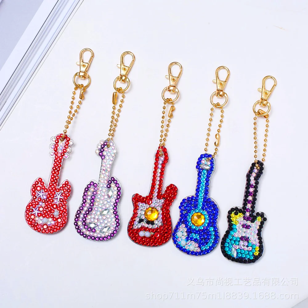 

Special Shaped 5D Diamond Painting Keychain Rhinestone Embroidery Pendant DIY Craft Kits Mosaic Cross Stitch Diamond Painting