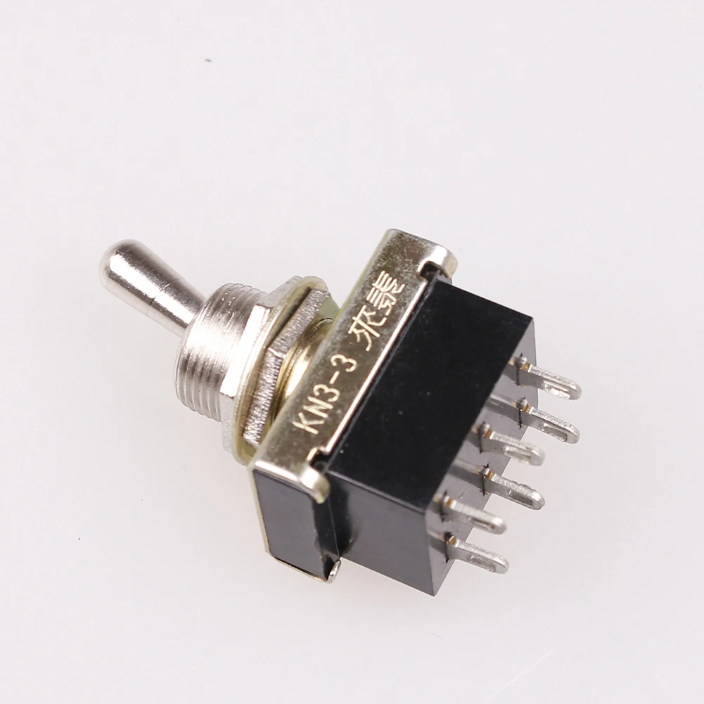2 позиционный 6 терминалов DPDT Черный тумблер AC 220V/3A 110V/6A|Выключатели| |
