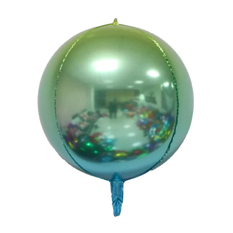4D 22 дюйма градиентные фольгированные шары с днем рождения, принадлежности для свадьбы, помолвки, девичника, вечерние украшения, балоны - Цвет: Style 2