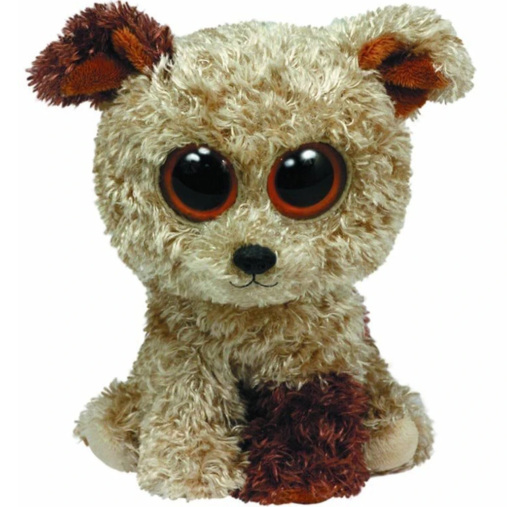 

Pyoopeo Ty Boos 10" 25cm Rootbeer Terrier the Brown Dog Plush Medium Stuffed Animal Collection Puppy Doll Toy
