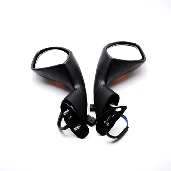 

For Aprilia RSV1000 2004-2008 Motorcycle ABS LED Turn Signal Integrated Side Rearview Mirrors