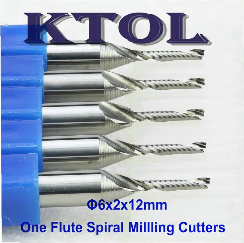 one flute spiral router bit milling tool cnc cutter_1