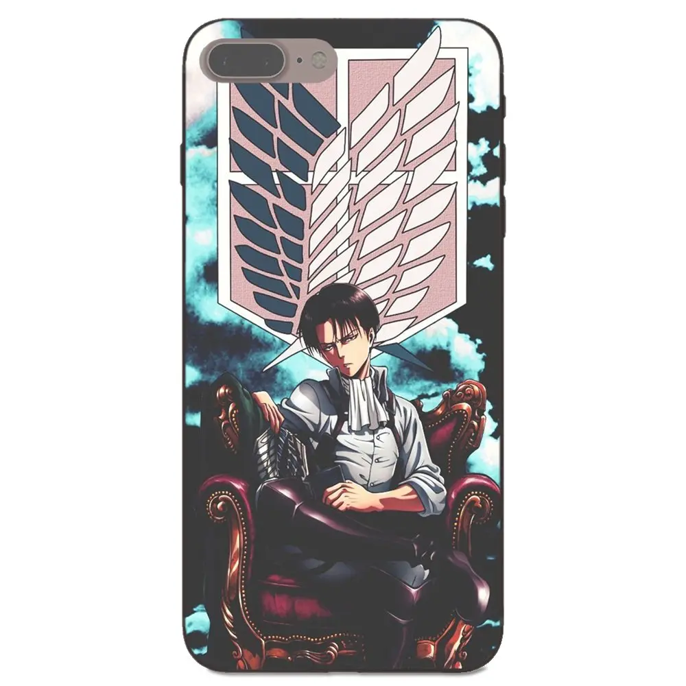 Аниме атака на Титанов Eren Levi Mikasa для Huawei Honor 5A 6A 6C 7A 7C 7X 8A 8C 8X 9 10 P8 P9 P10 P20 P30 Mini Lite