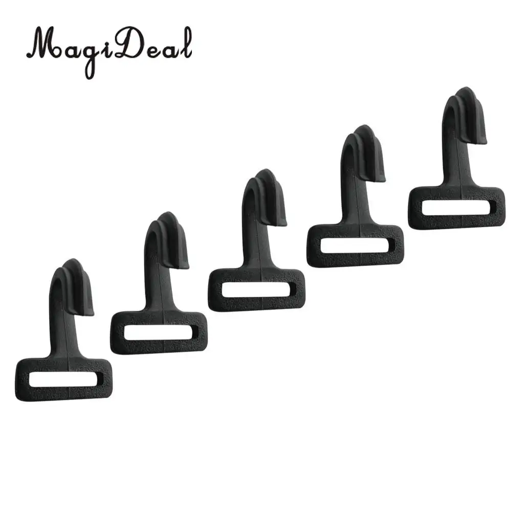 MagiDeal High Quality 5 Pieces Plastic Outdoor Camping Tent Pole Hook Lamp Hanging Hanger