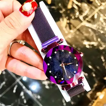 

Luxury Lady Watch Super Fashion Magnet Strap Women Watches TikTok Celebrity Anchor Female Wristwatch 2019 New Quartz Clock Hot