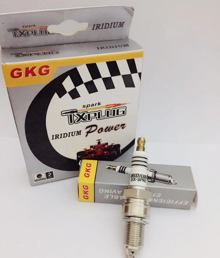 

HOT GKG Iridium Spark Plug EIX-BPR6 4pcs FOR IW20 VW20 IW20TT WR6DS WR7DS BPR6EIX BPR6ES BPR6EGP BPR6E RN10GY