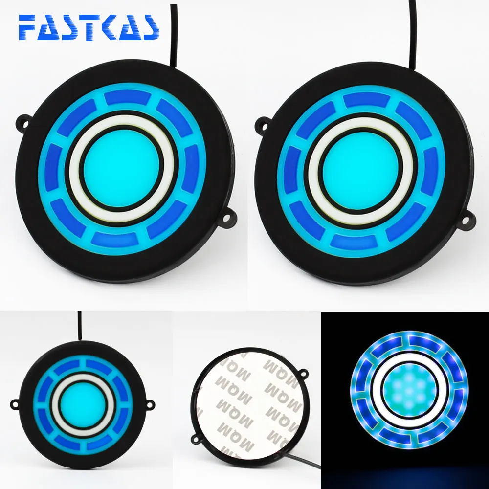 Led Drl Daytime Running Light 100 Waterproof Blue Color