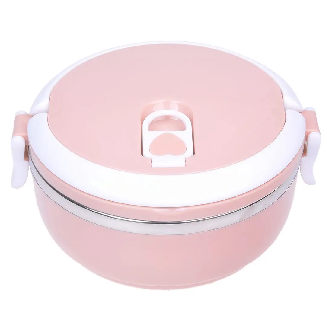 Hot 1 Layer Stainless Steel Thermal Insulated Food Container Roundin