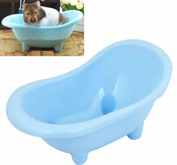 

Saim Brand New Plastic Hamster Bathroom Bath Sand Room Small Animal Hamster Sauna Toilet Bathtub Pets Bathroom Tools 4 Colors
