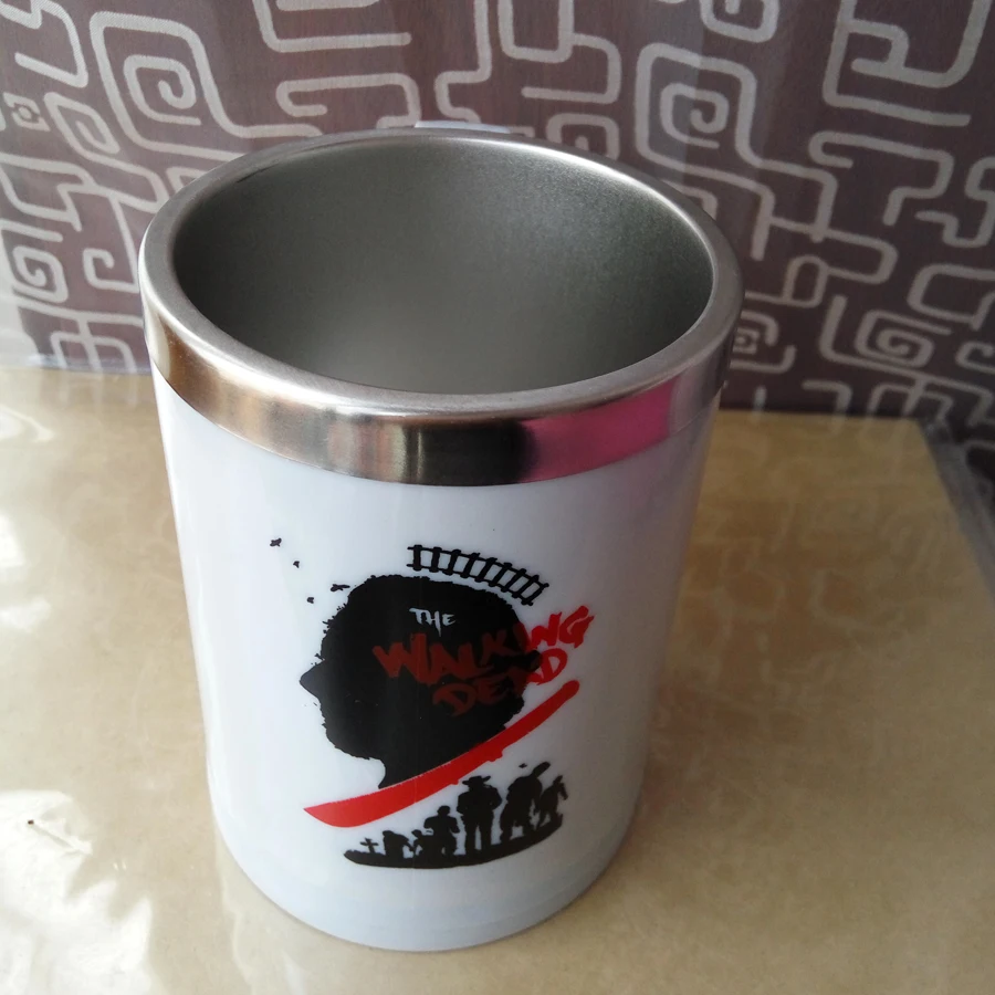 walking dead Self Stirring Stainless Steel Electric mixer Automatic Coffee Mug