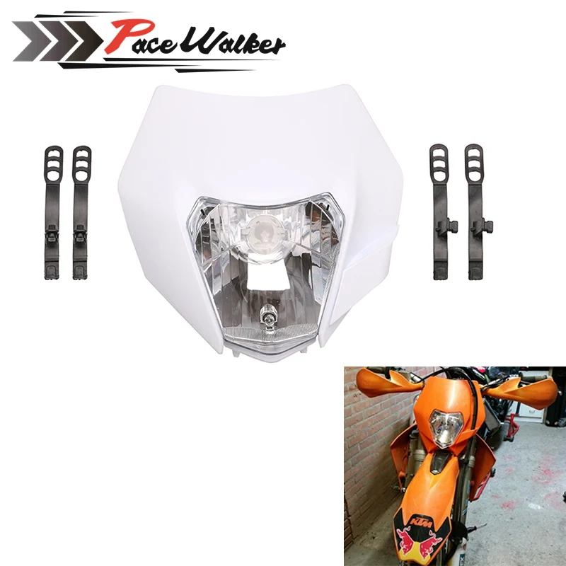 3 color Universal Headlight With Bulb 2016 Motorcycle Dirt Bike
