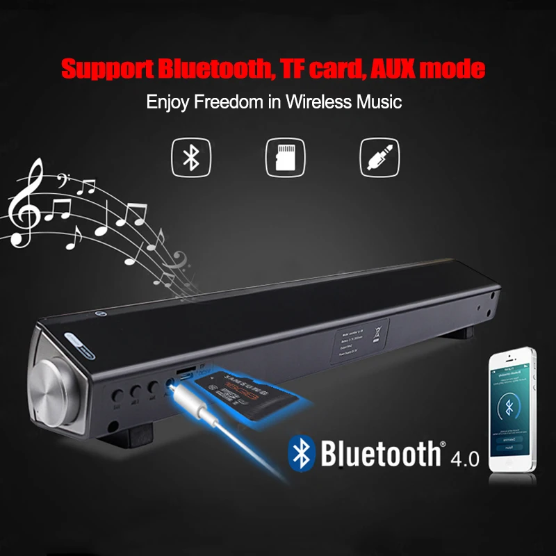 Беспроводная Bluetooth колонка 10 Вт Портативная с супер басами для домашнего