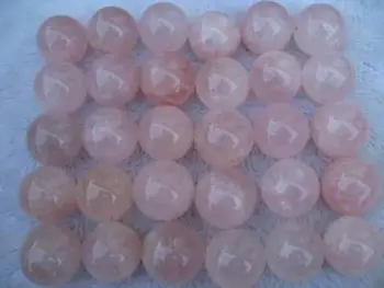 

30 NATURAL rose quartz crystal sphere ball healing